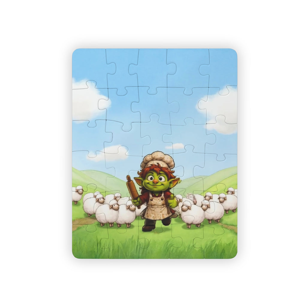 Sheep Herding Goblin Kids Puzzle — 30-Piece Toddler Jigsaw