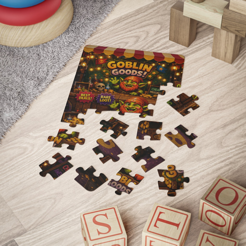 Goblin Goods! Kids' 30-Piece Puzzle — Fantasy Market Children's Jigsaw Toy