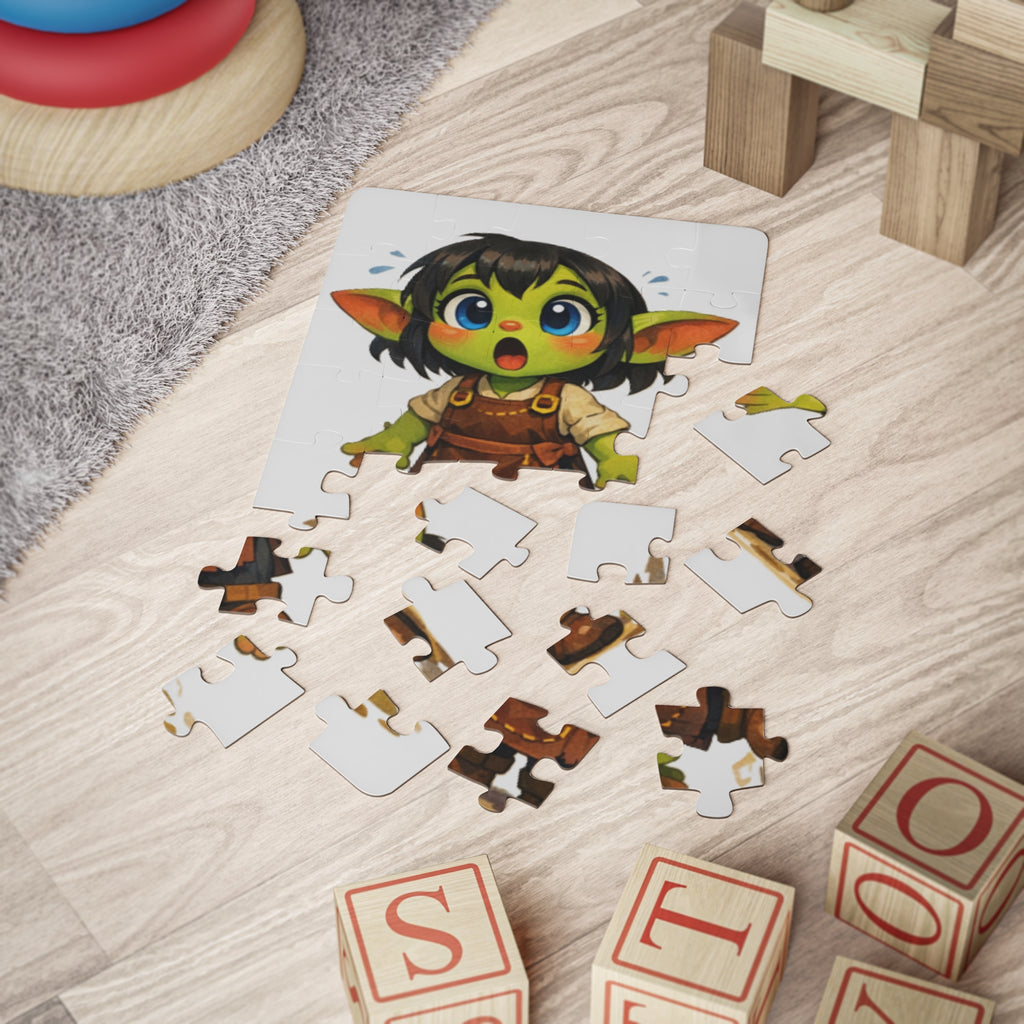 Goblin Baby Puzzle — 30-Piece Kids’ Jigsaw, Cute Fantasy Character Gift