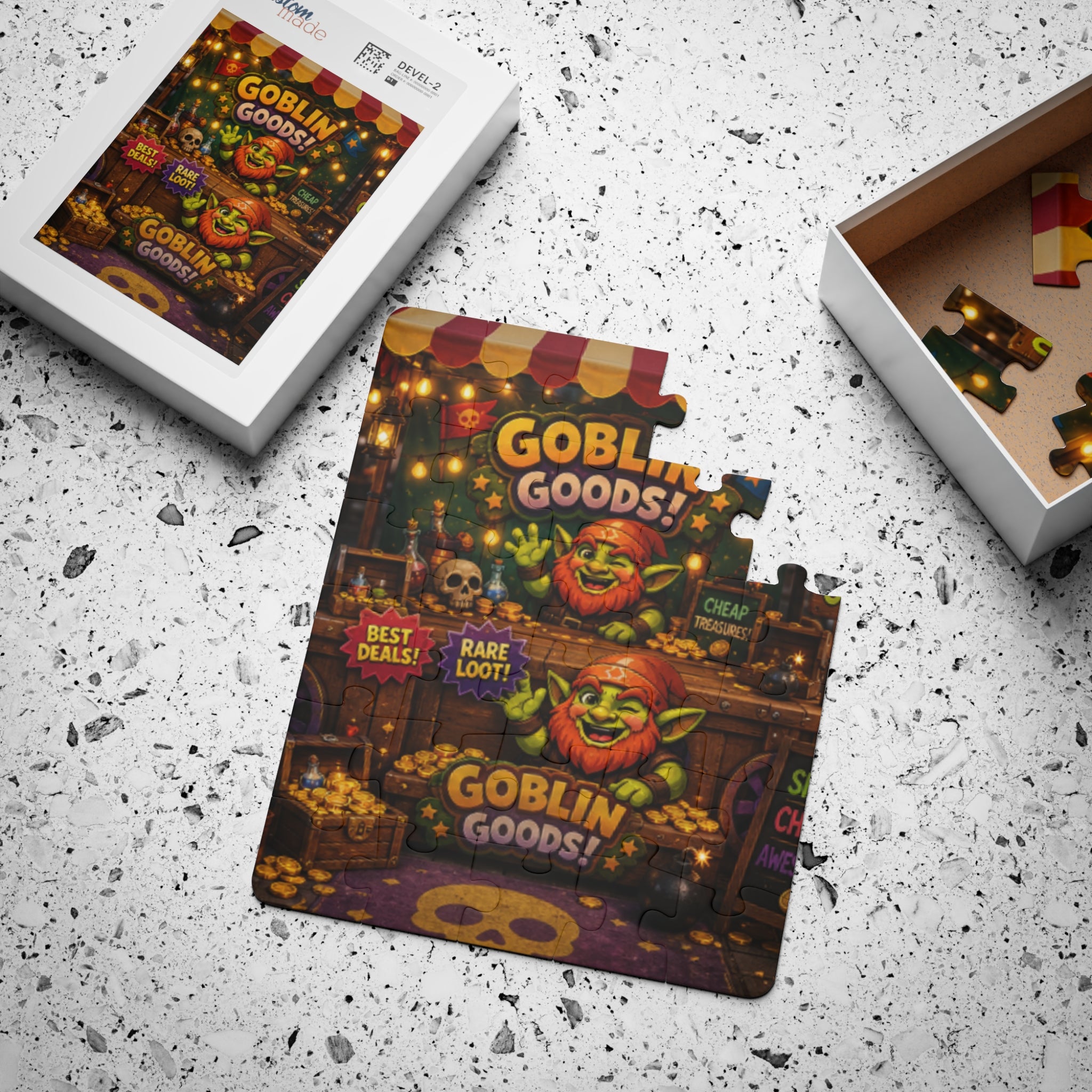 Goblin Goods! Kids' 30-Piece Puzzle — Fantasy Market Children's Jigsaw Toy