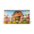 2026 Farm Friends Desk Calendar — Simplex Grid Planner
