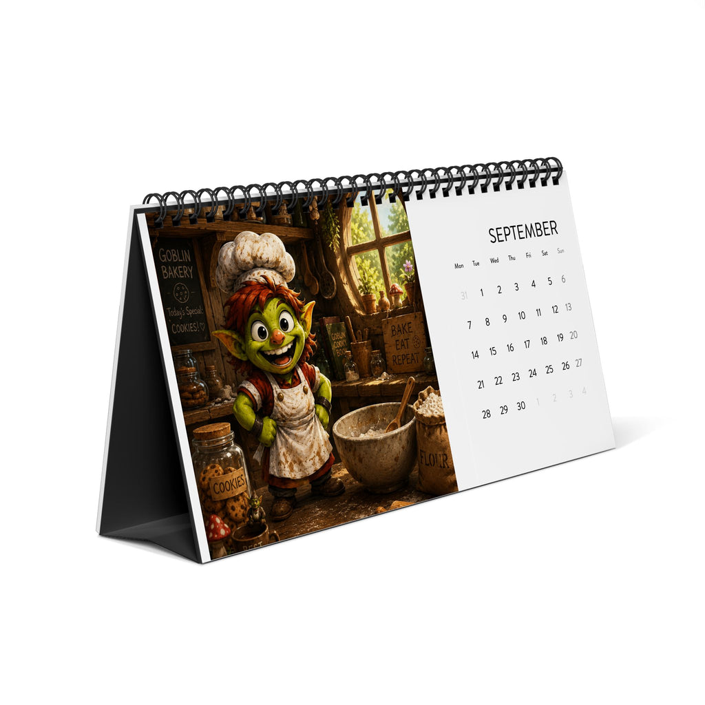 2026 Farm Friends Desk Calendar — Simplex Grid Planner