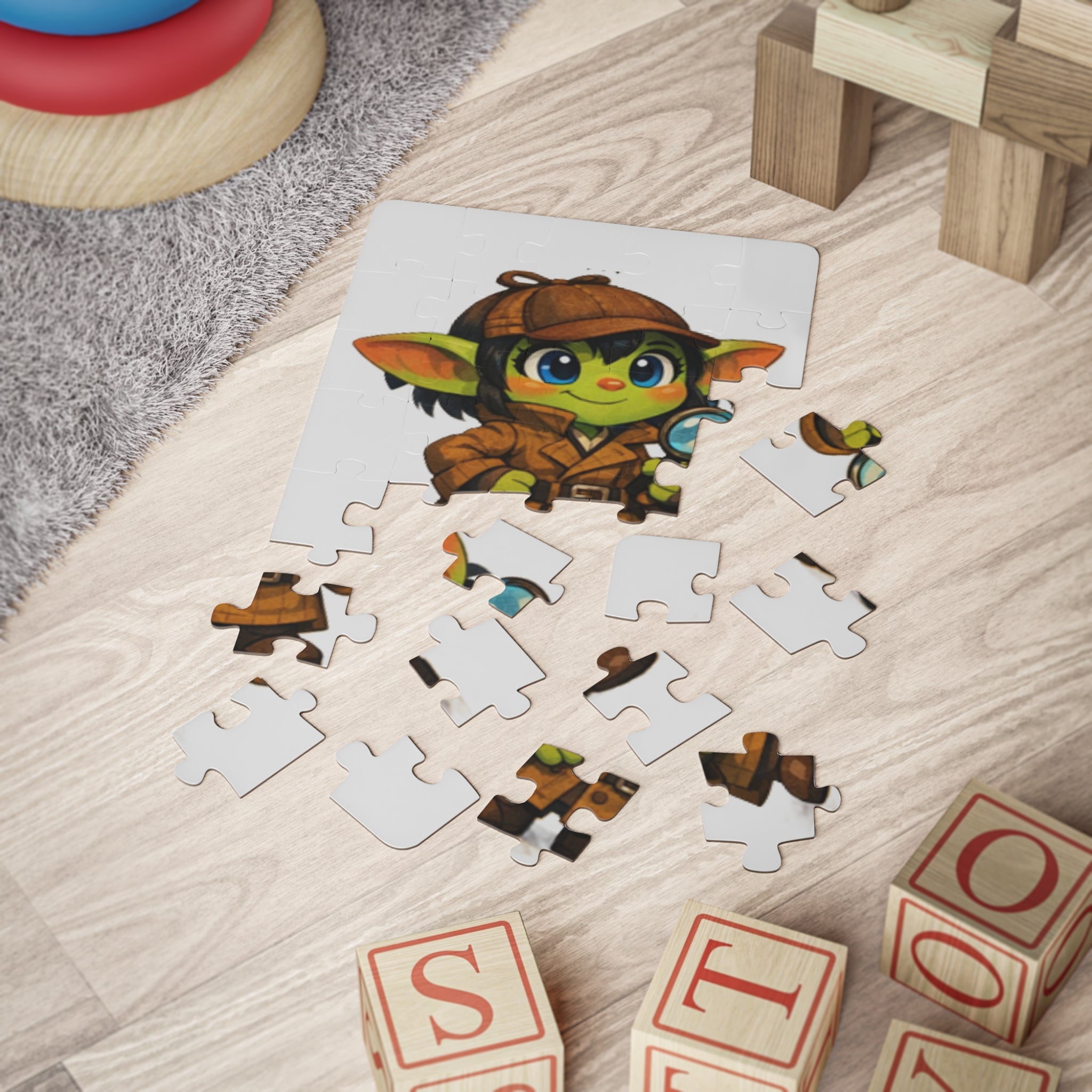 Detective Goblin Kids Puzzle — 30-Piece Toddler Jigsaw