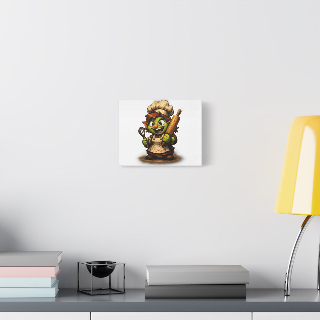 Goblin Baker Canvas Print — Stretched Matte Wall Art, 1.25"