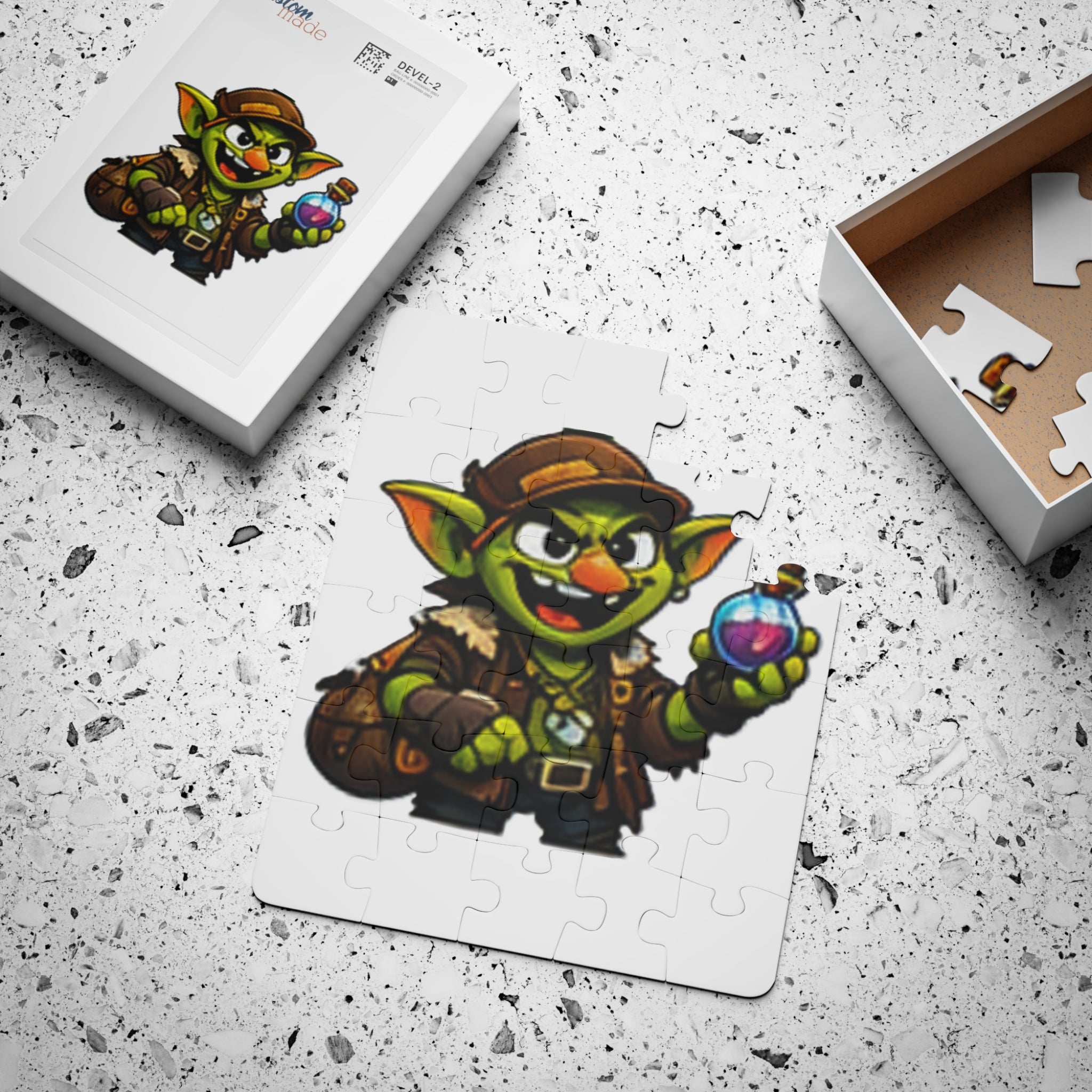 Goblin Adventurer Kids Puzzle — 30-Piece Magical Fantasy Jigsaw for Children