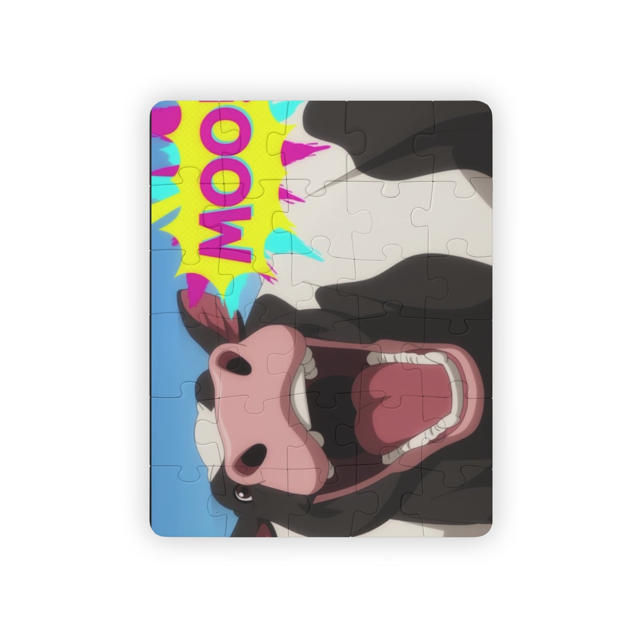 MOO! Pop-Art Cow Kids' Puzzle — 30-Piece