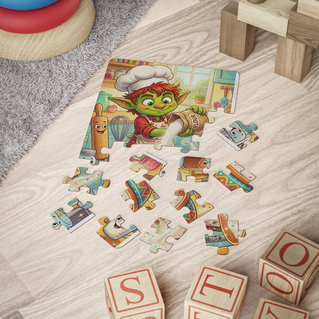 Kids' Puzzle — 30-Piece Magical Baking Goblin Jigsaw