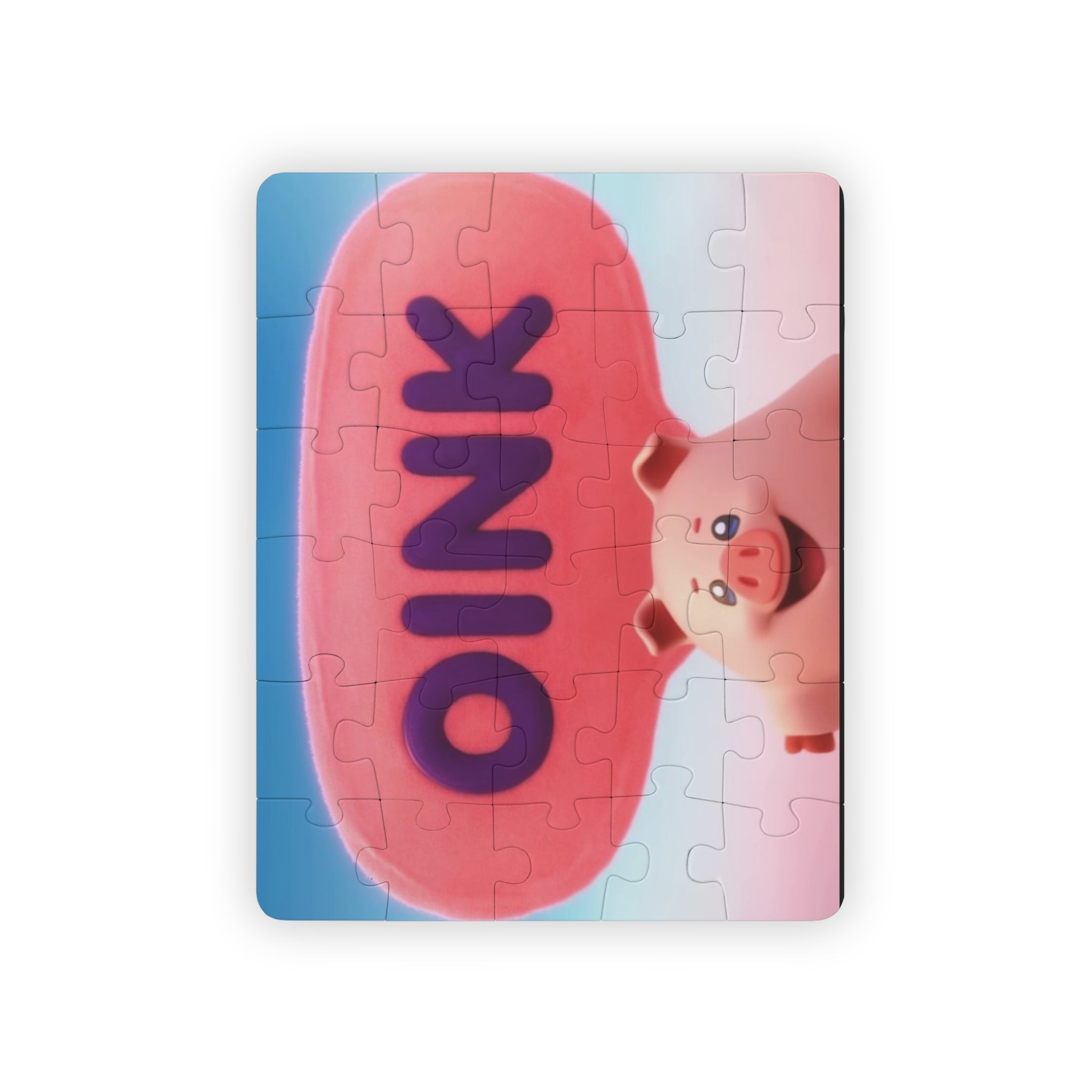 Kids Puzzle — Cute Pig 'OINK' 30-Piece Toddler Jigsaw