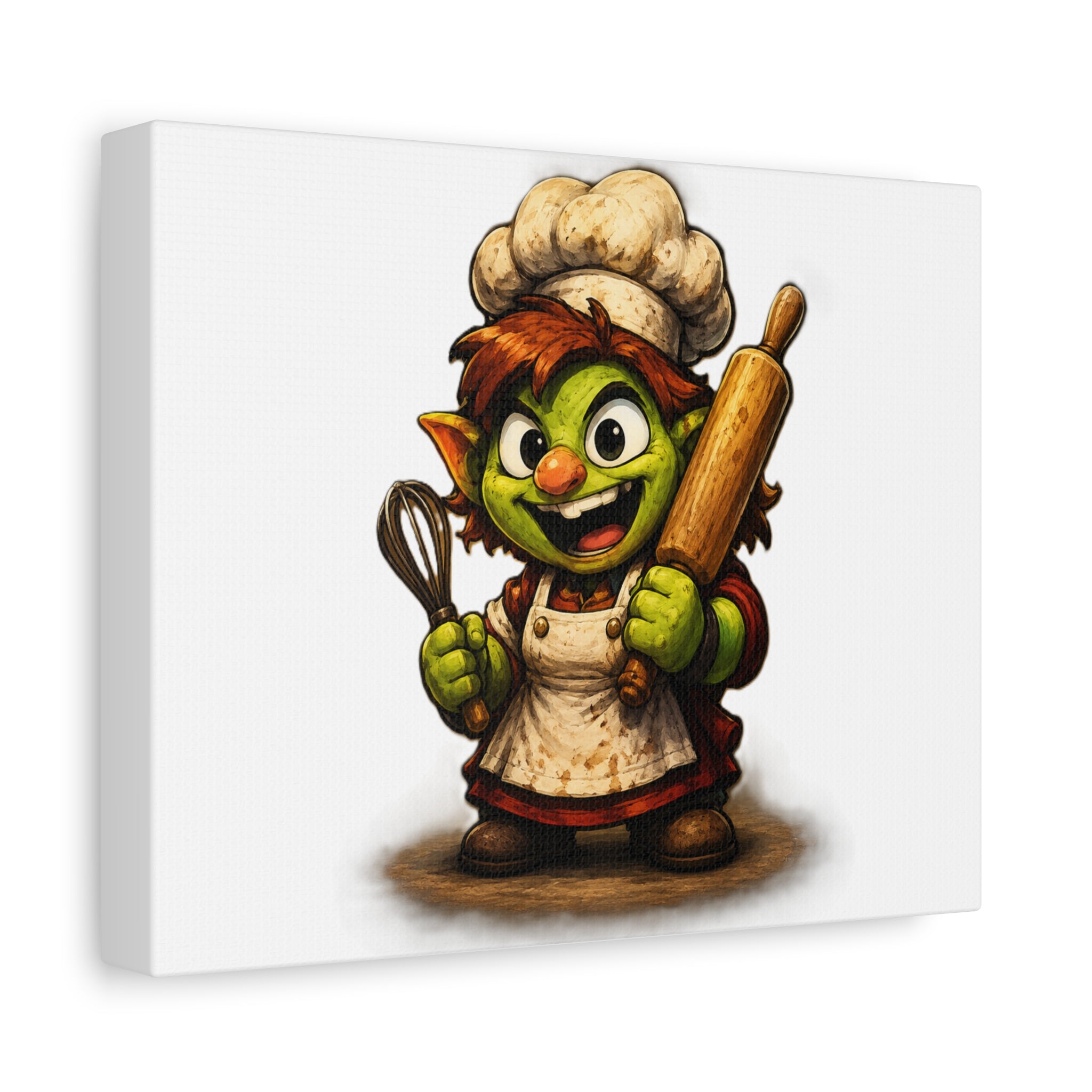 Goblin Baker Canvas Print — Stretched Matte Wall Art, 1.25"