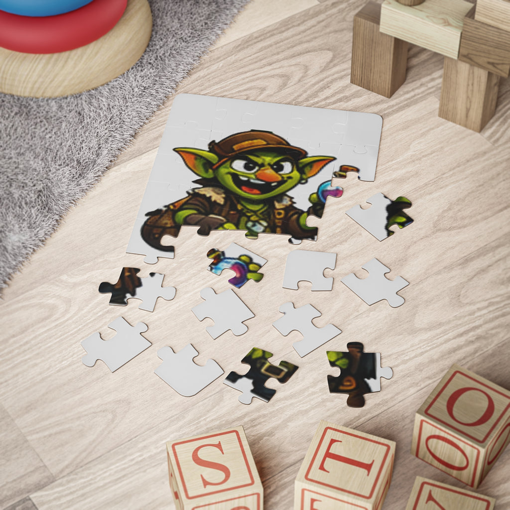 Goblin Adventurer Kids Puzzle — 30-Piece Magical Fantasy Jigsaw for Children