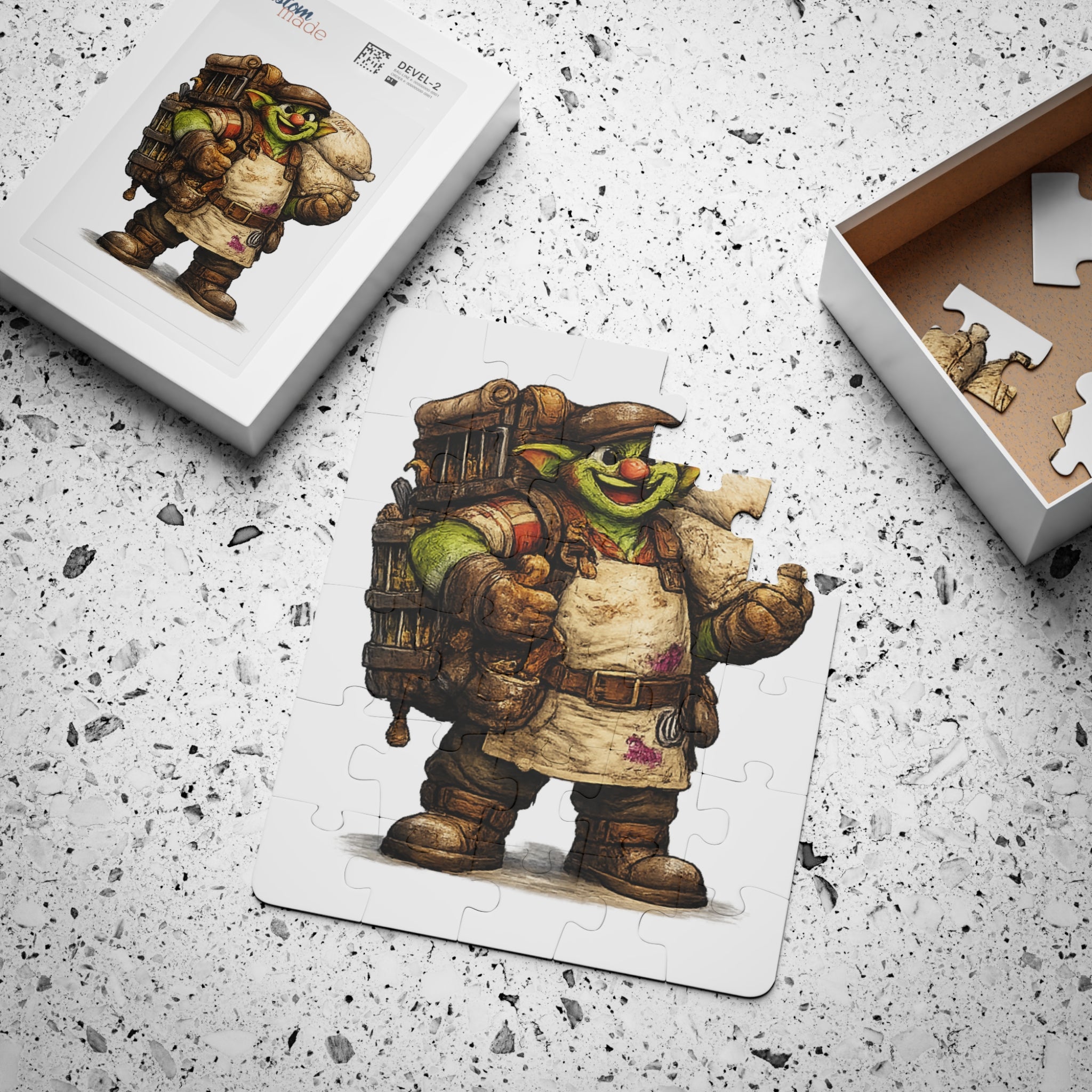 Goblin Baker Kids Puzzle — 30-Piece Fantasy Jigsaw for Children