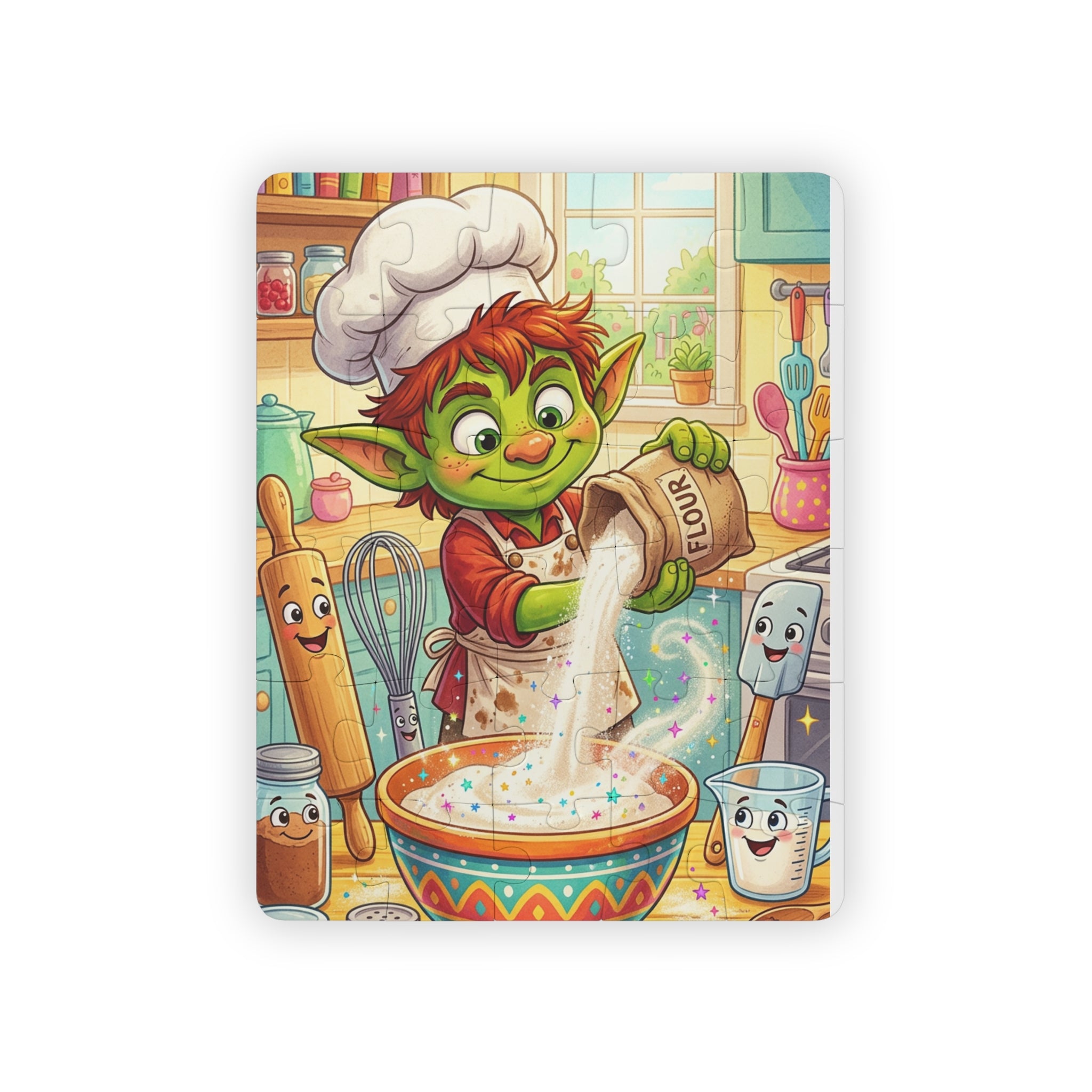 Kids' Puzzle — 30-Piece Magical Baking Goblin Jigsaw