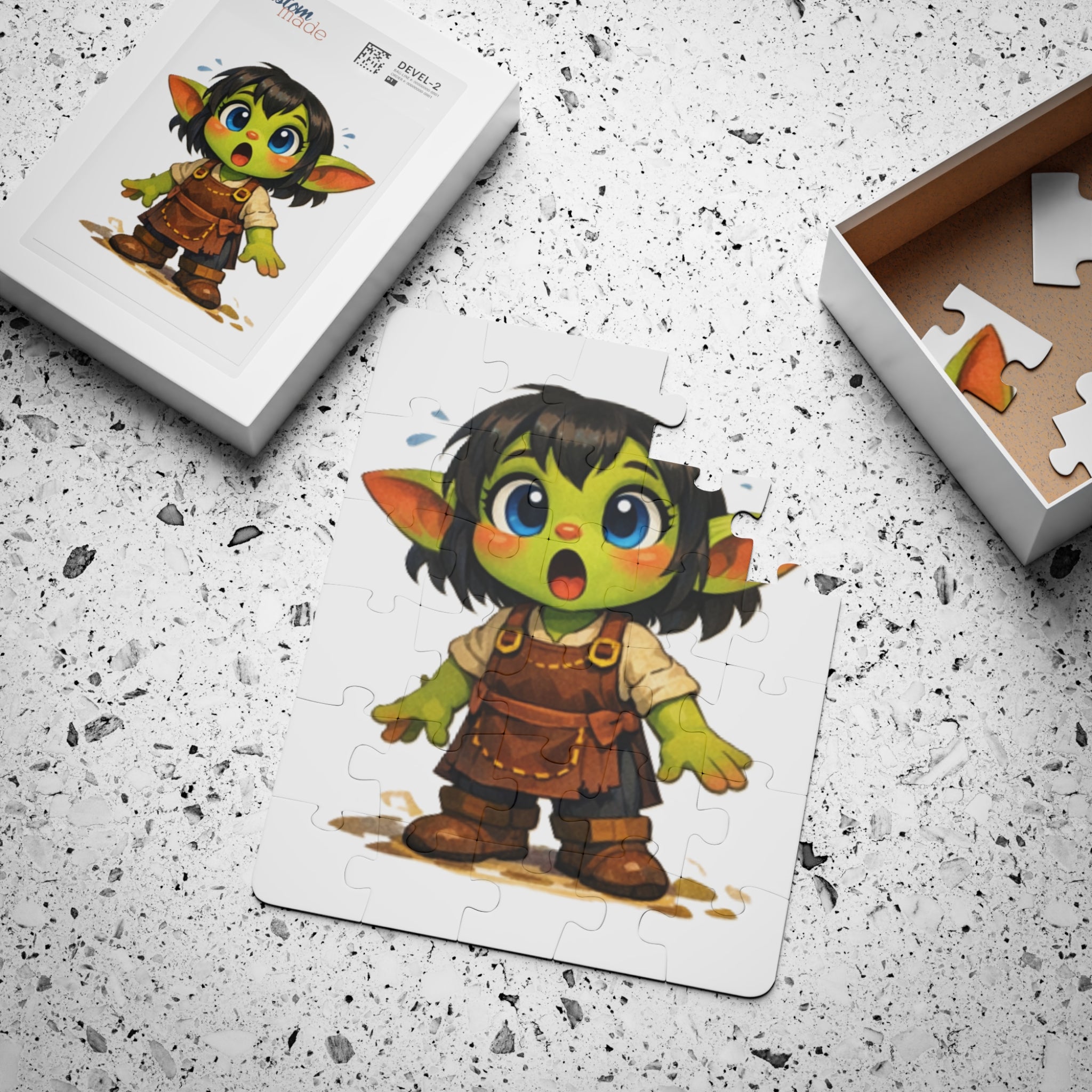 Goblin Baby Puzzle — 30-Piece Kids’ Jigsaw, Cute Fantasy Character Gift