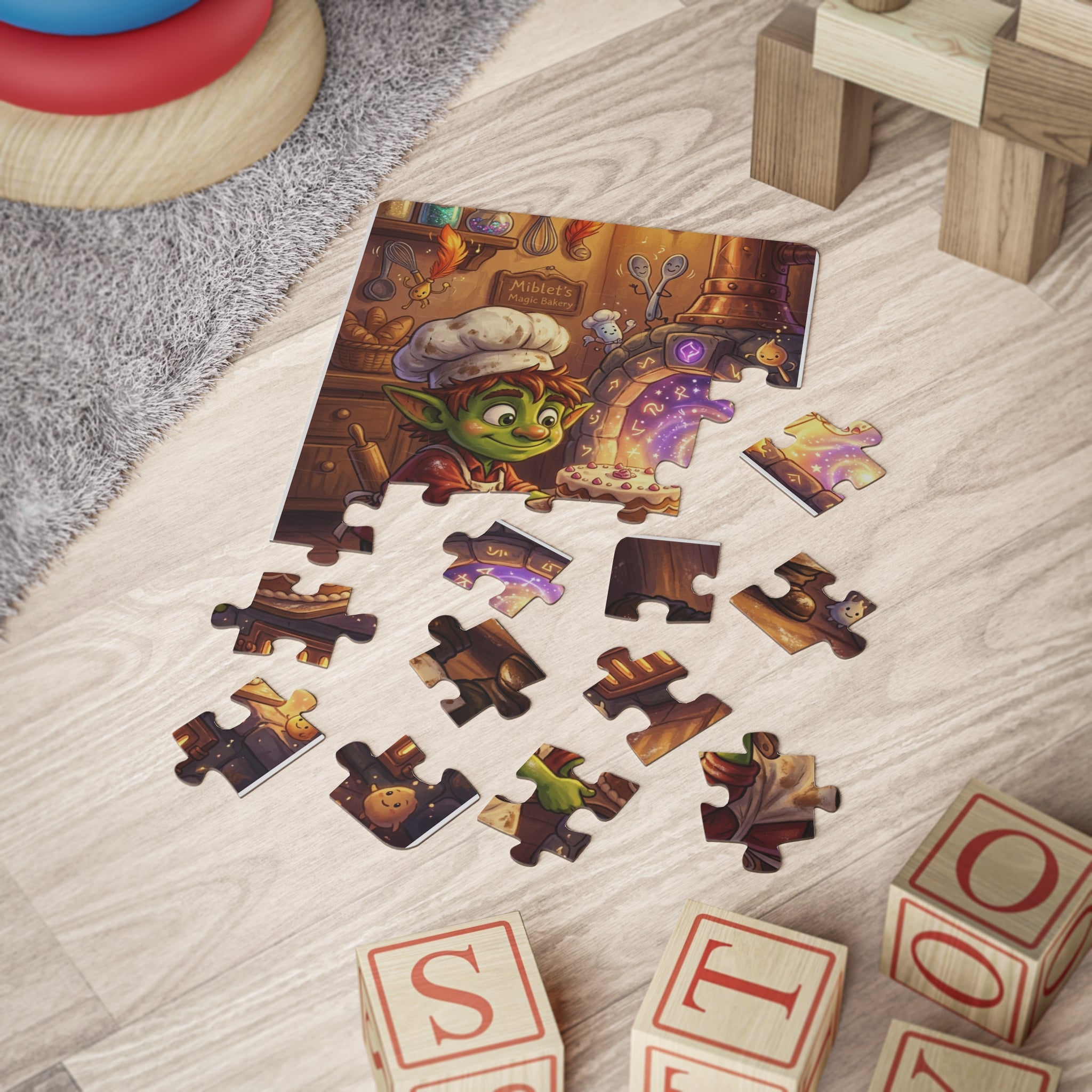 Kids Puzzle — Magical Goblin Baker 30-Piece Jigsaw