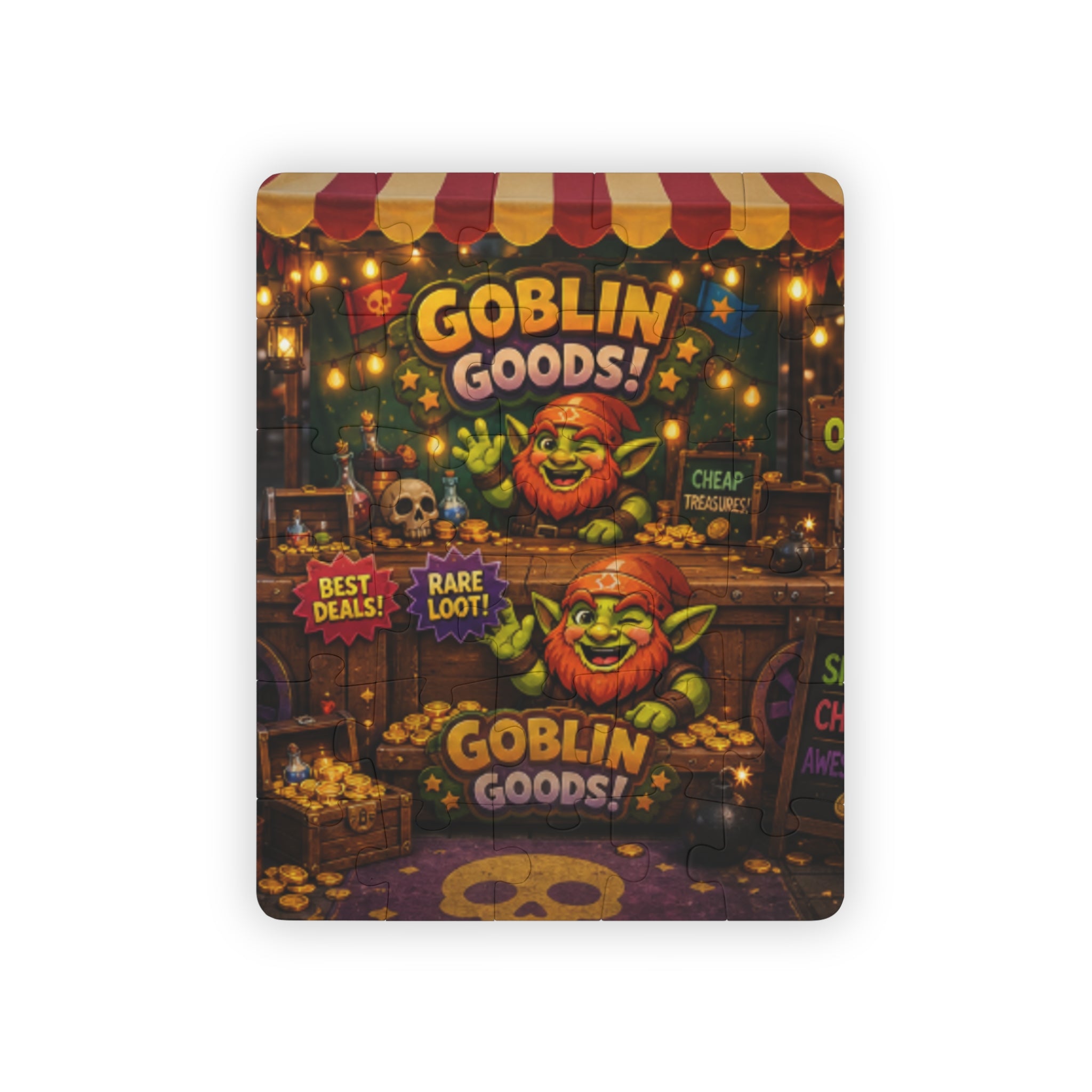 Goblin Goods! Kids' 30-Piece Puzzle — Fantasy Market Children's Jigsaw Toy